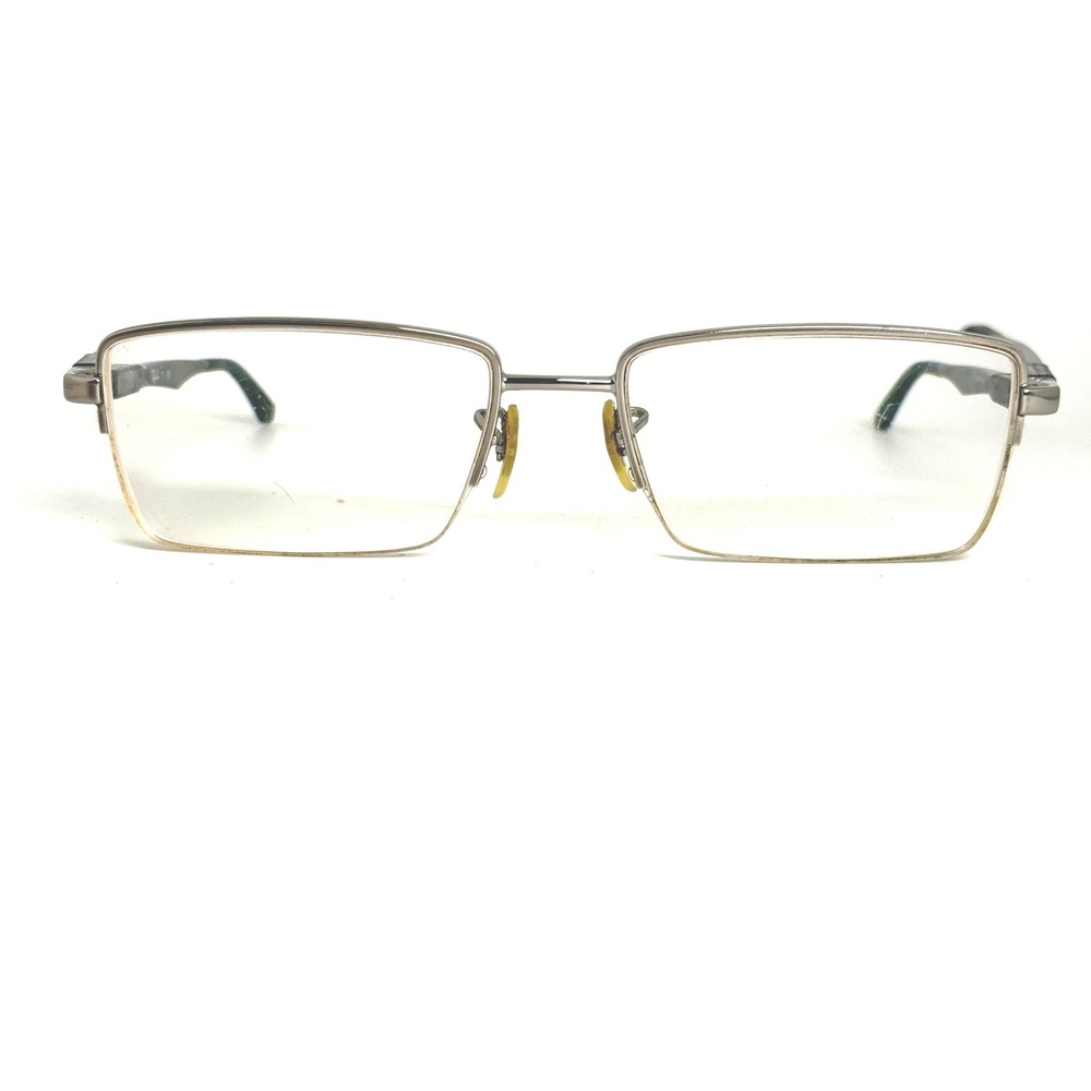 Ray-Ban RB8403 2502 Silver Metal Rectangular Eyeglasses Frames 52-17-145